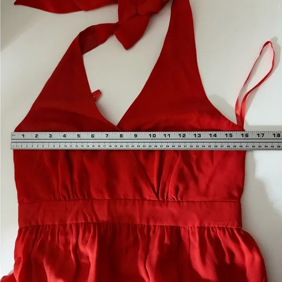 Talbots Orange Maxi Dress - Picture 10 of 10